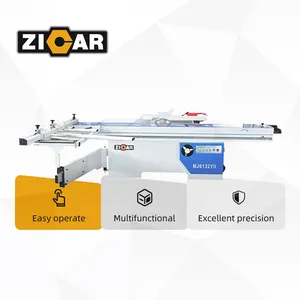 ZICAR sliding table panel saw machine 45 or 90 degree sliding table wood saw automatic precision cutting machine price for sale