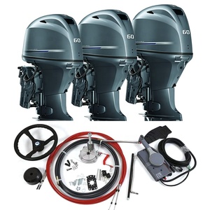 Nouveau moteur hors-bord à essence YMH 60HP 4 cylindres 4 temps avec inclinaison électrique pour la rénovation/amélioration de bateaux - Product Image 4