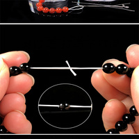 Fil Élastique Crystal en Plastique, Cordons Extensibles pour Bracelets et Perles de Taille