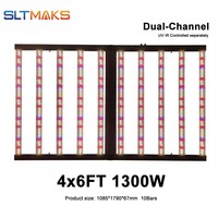 Lampe de culture LED puissante 6x8 à spectre complet Samsung 1200W 1300W 1500W 1600W, livraison gratuite aux États-Unis, stock américain