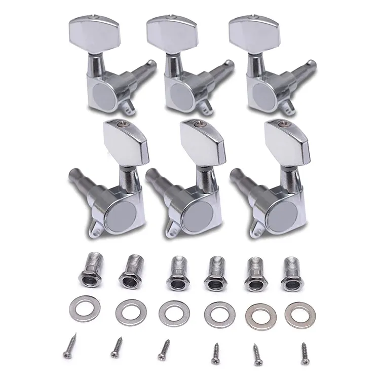 3R3L Chrome Tuners Machine Heads acoustic Guitar String guitar tuning pegs For Guitar Accessories