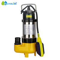 Pompe à eaux usées submersible en fonte d'acier inoxydable monophasée 220V 50Hz avec interrupteur à flotteur type SVQ