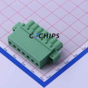KF2EDGKAM-5.0-7P Plug-in Terminal Block P=5mm Connector Plug Screw Fixing 1x7P 5mm - Product Image 2