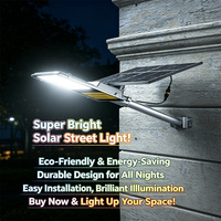 Lampadaires solaires LED étanches IP66 200W-500W pour extérieur, jardin, corps en alliage d'aluminium, télécommande, batterie au lithium fer phosphate 6000K