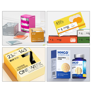 Boîte d'emballage en carton pliable en papier kraft blanc avec logo personnalisé en relief pour parfum, huile essentielle, cosmétiques, soins de la peau - Product Image 5