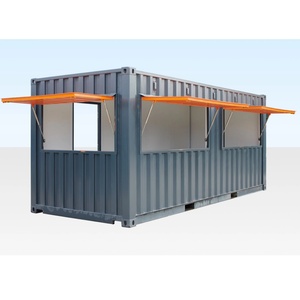 Cafetería en Contenedor de Envío de 20 pies/40 pies, Cafetería Modular Prefabricada para Uso Comercial en Exteriores - Product Image 1