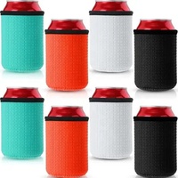 Refroidisseur à bière personnalisé respirant imperméable à l'eau protection de l'environnement multicolore 2.0mm polyester néoprène