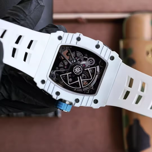 Reloj Mecánico RM con Correa de Goma, Esfera Analógica y Alarma - Reloj Deportivo de Buceo para Hombre de Alta Calidad APS - Product Image 3