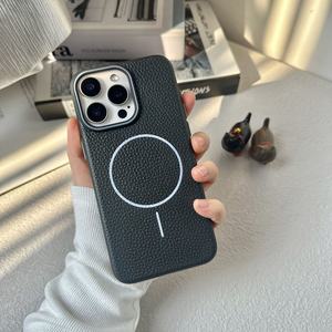 Nouveau <span class=keywords><strong>Coque</strong></span> De Téléphone À La Mode Litchi Texture Mobile Téléphone Cas Couverture Arrière pour <span class=keywords><strong>iPhone</strong></span> 16 <span class=keywords><strong>Pro</strong></span> Max 16e 15 Plus 14 13 Mini 12 <span class=keywords><strong>11</strong></span> X - Product Image 2