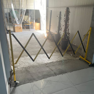 Trafik taşınabilir Metal geri çekilebilir bariyer geçici kalabalık kontrolü mobil katlanır güvenlik kapısı - Product Image 4