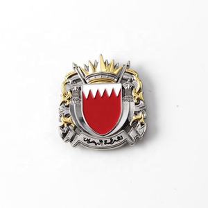 Pins de Esmalte Personalizados al por Mayor de Fábrica - Pins de Solapa de Esmalte Duro con Baño de Oro/Oro Rosa, Insignias de Metal Fundido a Presión de 2 Pulgadas - Product Image 1