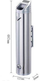 Đứng Ngoài Trời Thép Không Gỉ Gạt Tàn Thùng Rác Có Thể Không Có Nắp Cao Cấp Chất Thải Bin Với Thiết Kế Thời Trang Thân Thiện Với Môi Tiết Kiệm Không Gian - Product Image 2