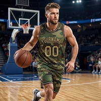 Fanshi Lebendiges Sublimationsdruck-Basketballtrikot für Jugend-Basketballprogramme im Grassroots-Bereich Langlebige Leichtgewichtige Teamkleidung