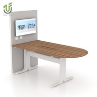 Tableau blanc moderne IULTRA Table de réunion effaçable à sec pour brainstorming matériau MDF pour meubles de bureau à domicile et à l'école