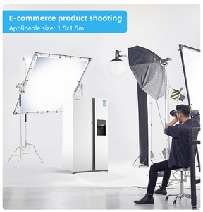 Selens - Fondo de Fotografía Plegable Tipo <span class=keywords><strong>Mariposa</strong></span> ChromaKey Negro y <span class=keywords><strong>Verde</strong></span> de 1.5m, 2m, 2.4m y 3.6m para Estudio y Cine - Product Image 5