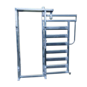 Clôture de cour de chiens, panneau en métal galvanisé, porte coulissante - Product Image 2