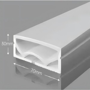 Funda de silicona para tira de luz LED 2020 4020 5020, luminosa, de silicona pura - Product Image 3