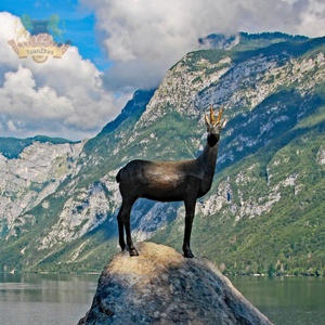 Sculptures de <span class=keywords><strong>jardin</strong></span> en Bronze taille réelle Bronze Ibex Sculpture de chèvre de montagne à vendre - Product Image 2