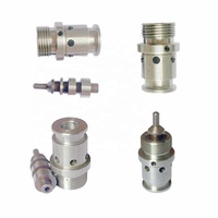 Goupille de piston cylindrique creuse usinée sur mesure, finition brillante, diamètre de la tête 12 mm, goupille à rouleaux à filetage interne