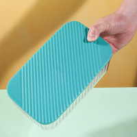 Rectangle nourriture réfrigérateur boîte de rangement Technique d'injection orgue PP PC matériel cuisine conteneur ensemble