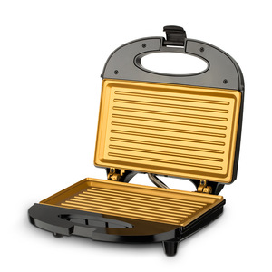 Grille électrique ronde antiadhésive à double plaque, appareil portable pour sandwichs et œufs, machine à sandwichs pour collations - Product Image 2
