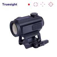 Lunette de visée laser rouge tactique Truesight DS025S à énergie solaire, étanche IP67, résistante aux chocs 1000G/s, en alliage d'aluminium, multi-couches