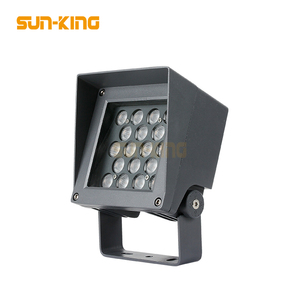 RGBW Outdoor Flood Garden Lights <span class=keywords><strong>Spot</strong></span> de projection circulaire réglable avec source d'alimentation CA en matériau blanc chaud (3000K) - Product Image 2