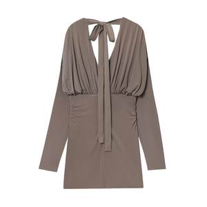 TAOP&ZA女装2025欧美时尚个性气质V领长袖蓬松短裙4772248 - Product Image 2