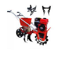 Nouvelle Semoir-Planteuse Multifonctionnelle BIRUI avec Moteur à Essence et Applicateur d'Engrais pour Fermes Agricoles