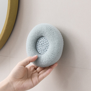 Suction Cup Bath Ball 12cm Diameter Exfoliating Scrubber For Back Massage Quick Drying Spa Use - Product Image 4