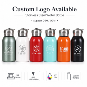 Mini Termo Portátil de Acero Inoxidable de 300 ml, Taza Aislada al Vacío con Asa y Anillo para Vehículo OEM - Product Image 2