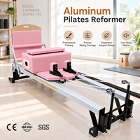 Mesin Reformer Pilates Aluminium Profesional untuk Studio Komersial, Peralatan Reformer Pilates Berkualitas Tinggi dengan Tower