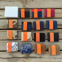 Dompet Kecil Unisex Berkualitas Tinggi Bahan Oxford Model Lipat Portabel Tempat Kartu dan Koin