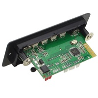 Placa decodificadora MP3 USB, módulo de grabación estéreo para coche, 12V, 7 ~ 12V, inalámbrico, USB, TF, AUX, Radio FM, amplificador, pantalla Digital remota