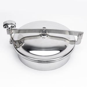 टैंक के लिए 304/316L स्टेनलेस स्टील सैनिटरी लॉकिंग कम दबाव मैनहोल - Product Image 4