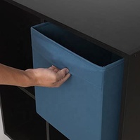 Boîte de rangement de tissu de ménage chinois, bac de rangement de Cube de tissu pliable