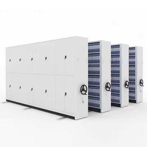 Custom Intelligent Compactor Mobile Shelving <b>System</b> Commercial Office Furniture Archival <b>Filing</b> Cabinet Storage - Product Image 5