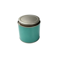 Boîte en métal cylindrique ronde, boîte de rangement multi-usages pour aliments, thé, bonbons, emballage cadeau, stock disponible, personnalisation possible