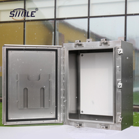 CHNSMILE Boîtier de jonction électrique extérieur personnalisé en acier inoxydable 316 et aluminium IP67, boîte de protection au sol pour distribution d'alimentation