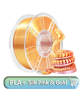 Filament d'impression 3D Iboss PLA+ Soie Bicolore Rose Doré 1,75 mm ± 0,02 mm – Matière première plastique durable anti-colmatage - Product Image 6
