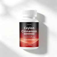Capsules de Cannelle de Ceylan OEM/ODM – Compléments de Santé à Base de Plantes, Marque Privée, Végétaliennes, Antioxydantes, Bénéfices Beauté, 60 Gélules
