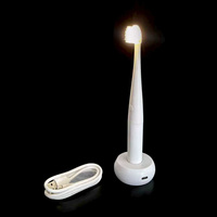 Brosse à dents pour enfants avec lumière LED blanche pour éclairer la cavité buccale, nettoyage précis, prévention des caries