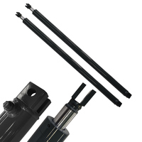 Vérin hydraulique KaiXin à double effet, chromé dur, en acier au carbone, certifié ISO9001, fabriqué sur mesure en usine, garantie d'un an