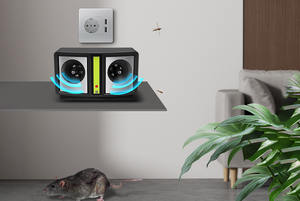 Almacén interior Hogar Altavoz dual Baterías Repelente de plagas Mosquito ultrasónico, cucaracha, Repelente de ratones araña - Product Image 5