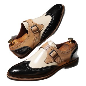 Chaussures en cuir pour hommes Printemps-Été 2026, style Brogue, habillées et décontractées, grandes tailles, polyvalentes et tendance - Product Image 5