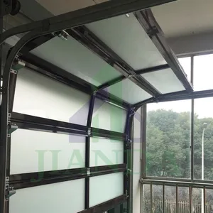Panneau de verre personnalisé cadre en aluminium isolé verre transparent en plexiglas porte de Garage prix