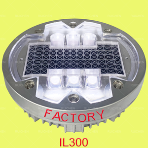 Boutons <span class=keywords><strong>de</strong></span> marquage routier à énergie solaire avec <span class=keywords><strong>6</strong></span> vis, 10 LED, yeux <span class=keywords><strong>de</strong></span> chat, lumières <span class=keywords><strong>de</strong></span> sécurité routière, clignotants, IL300 - Product Image 2