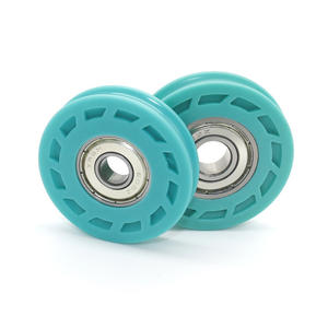 Roues de levage en corde recouvertes de POM en gros, rouleaux en plastique en forme de U, rails coulissants, poulies à roulement - Product Image 4