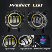 Paire de pare-chocs avant halogène antibrouillard DRL pour Honda CRV CR-V 2010 2011 H11 lumière jaune côté conducteur passager