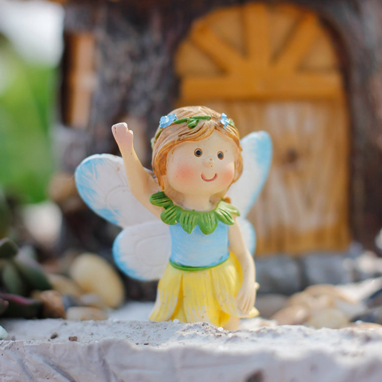 Cayway 16 Pz Miniatura per Giardino delle Fate, Accessori per Giardini Fati in Miniatura Figurine, Ponte, Stagno, Vaso per La Decorazione del Giardino Artigianale Fai da Te